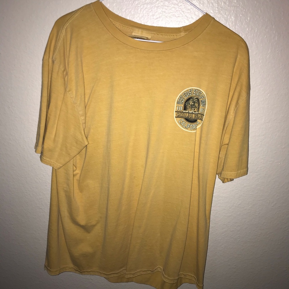 Yellow tee